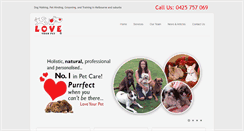 Desktop Screenshot of loveyourpet.com.au